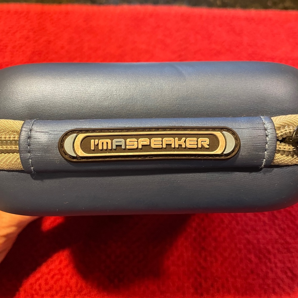 TDK I’m a speaker CD case and portable speaker.